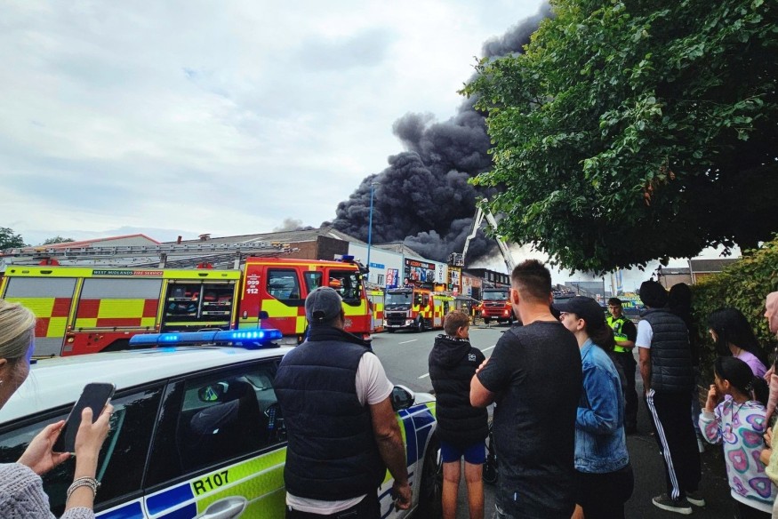 Breaking News: Inferno in Great Bridge Sparks Major Emergency Response